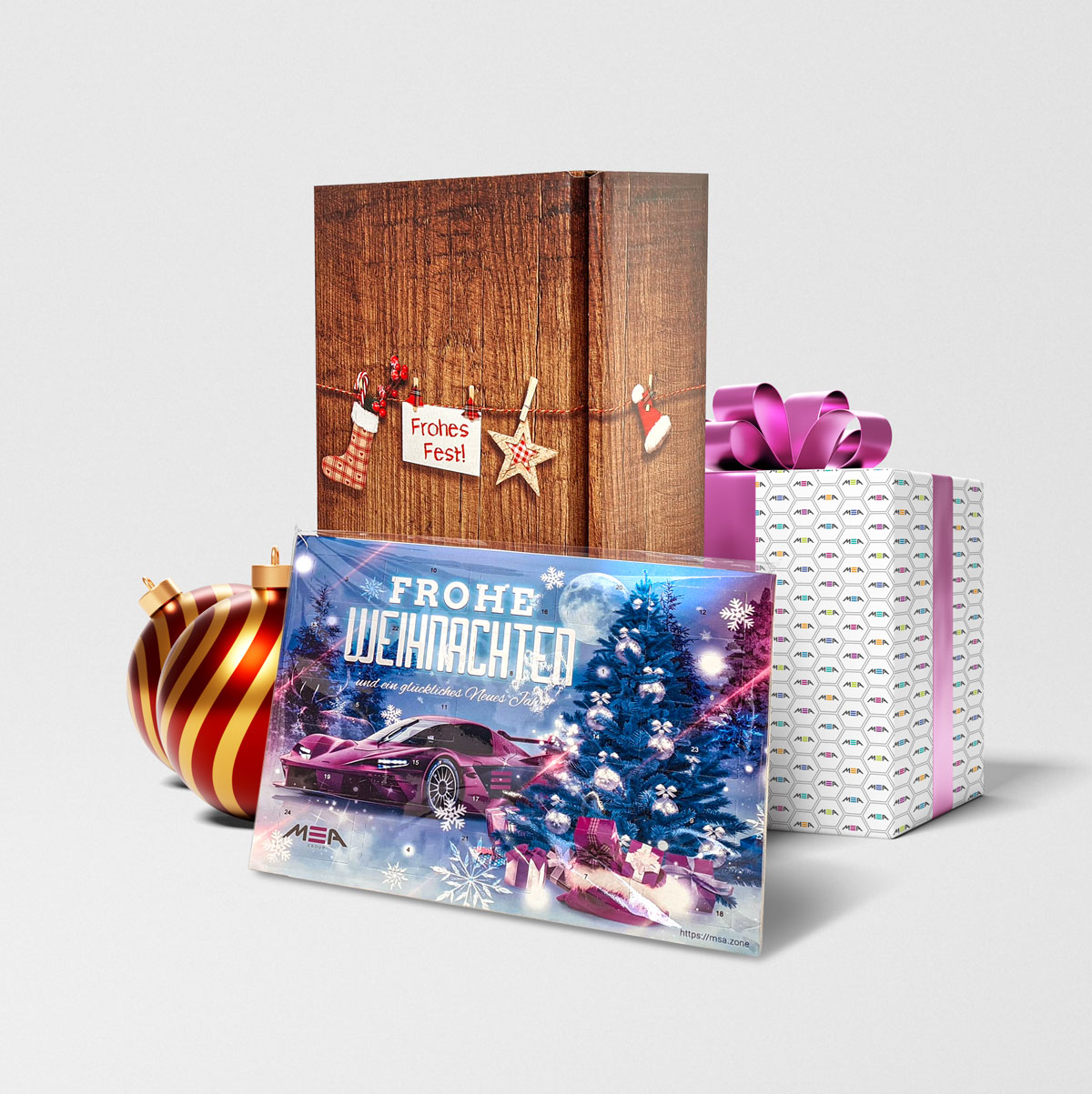 MSA Weihnachtsgeschenke: Geschnekbox und Adventskalender