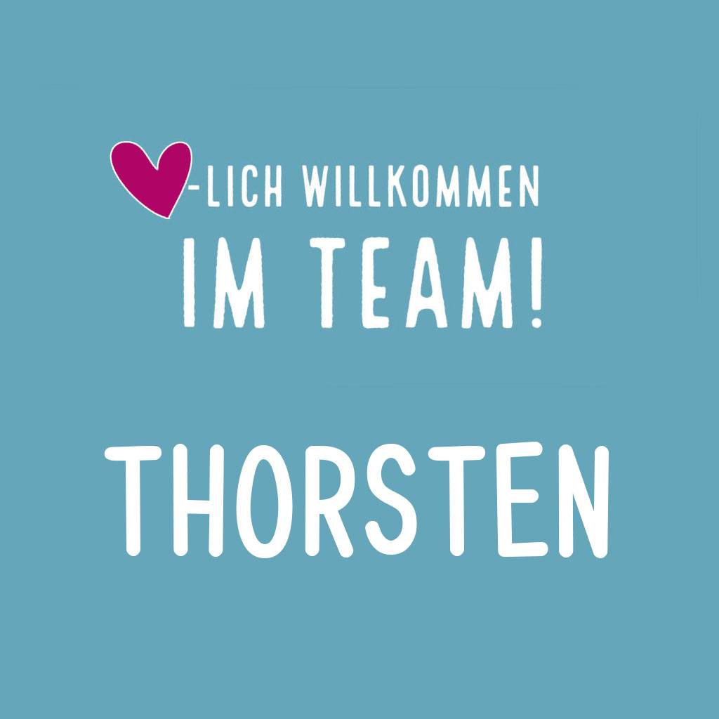Herzlich Willkomen im Team, Thorsten!