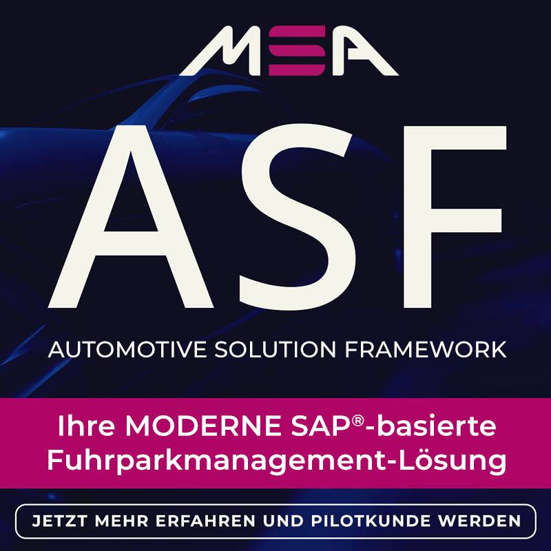 MSA Fleet Comsulting - ASF (Automotive-Solution-Framework) Popup