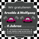Wir gratulieren Arselda und Wolfgang zu 4 Jahren bei der MSA GmbH!
